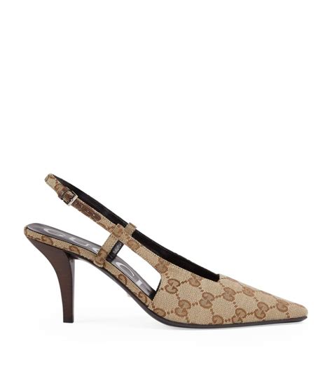 gucci slingback pumps|Gucci block heel pumps.